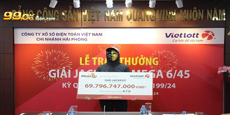 Giải thưởng Mega 6/45 cực kỳ hấp dẫn khi có thể lên đến hàng chục tỷ đồng