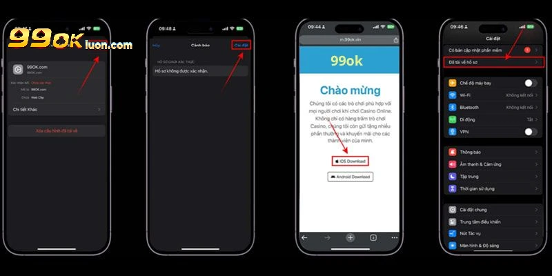 Tải app quay hũ 99OK cho thiết bị iOS