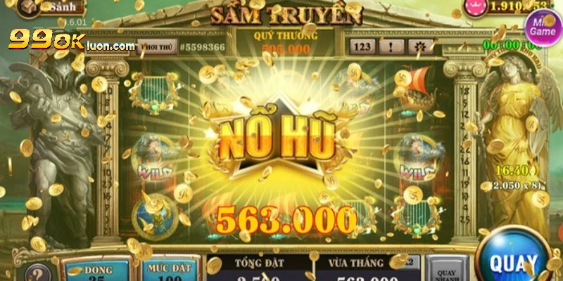 Giới thiệu game quay nổ hũ tại trang chủ 99OK